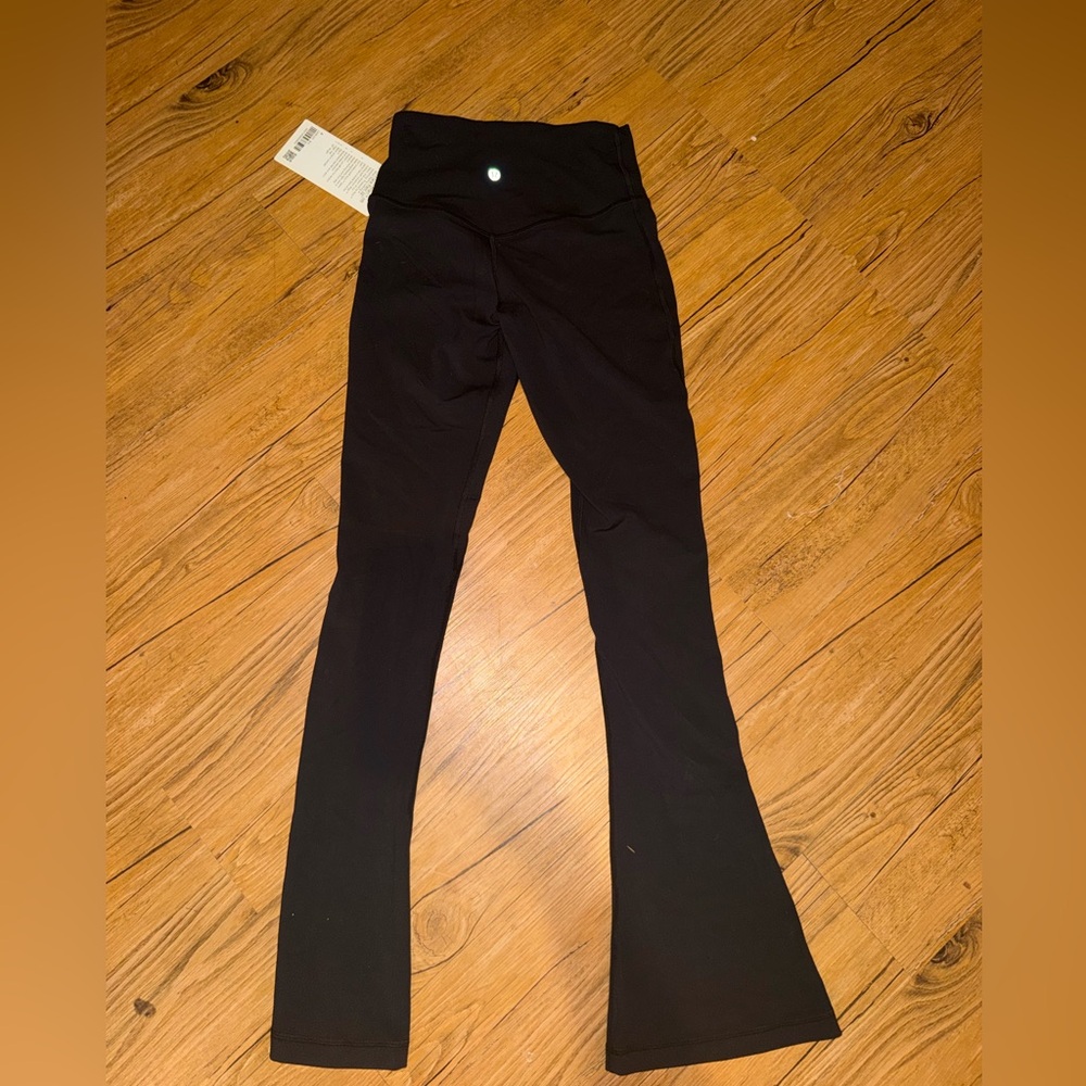 Lululemon Align Mini Flare black leggings 32” length #activewear #yoga - Picture 5 of 5